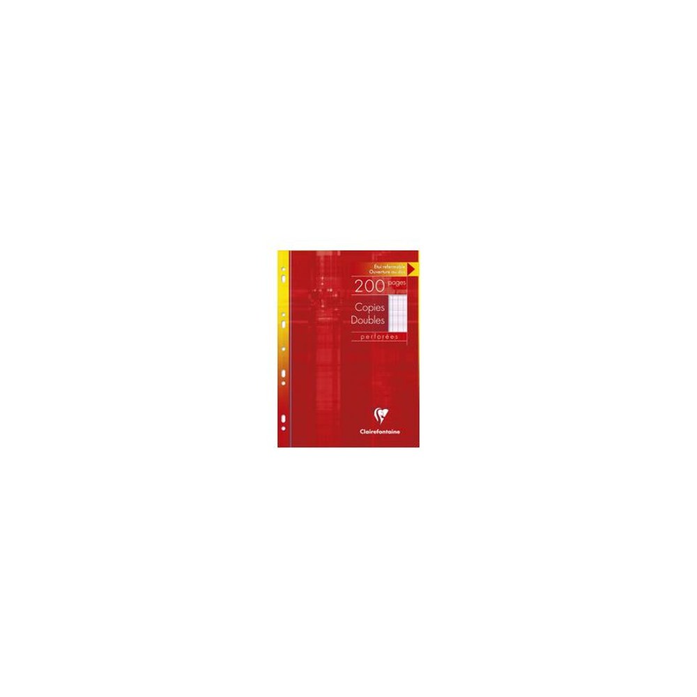 Clairefontaine Copies doubles perforées, A4, séyès