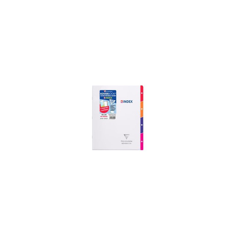 Clairefontaine Cahier piqûre KOVERBOOK 4INDEX, 240 x 320 mm