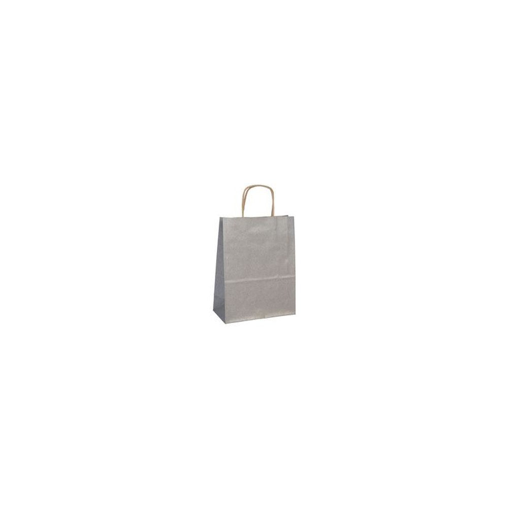 Clairefontaine Sac en papier, grand, argent