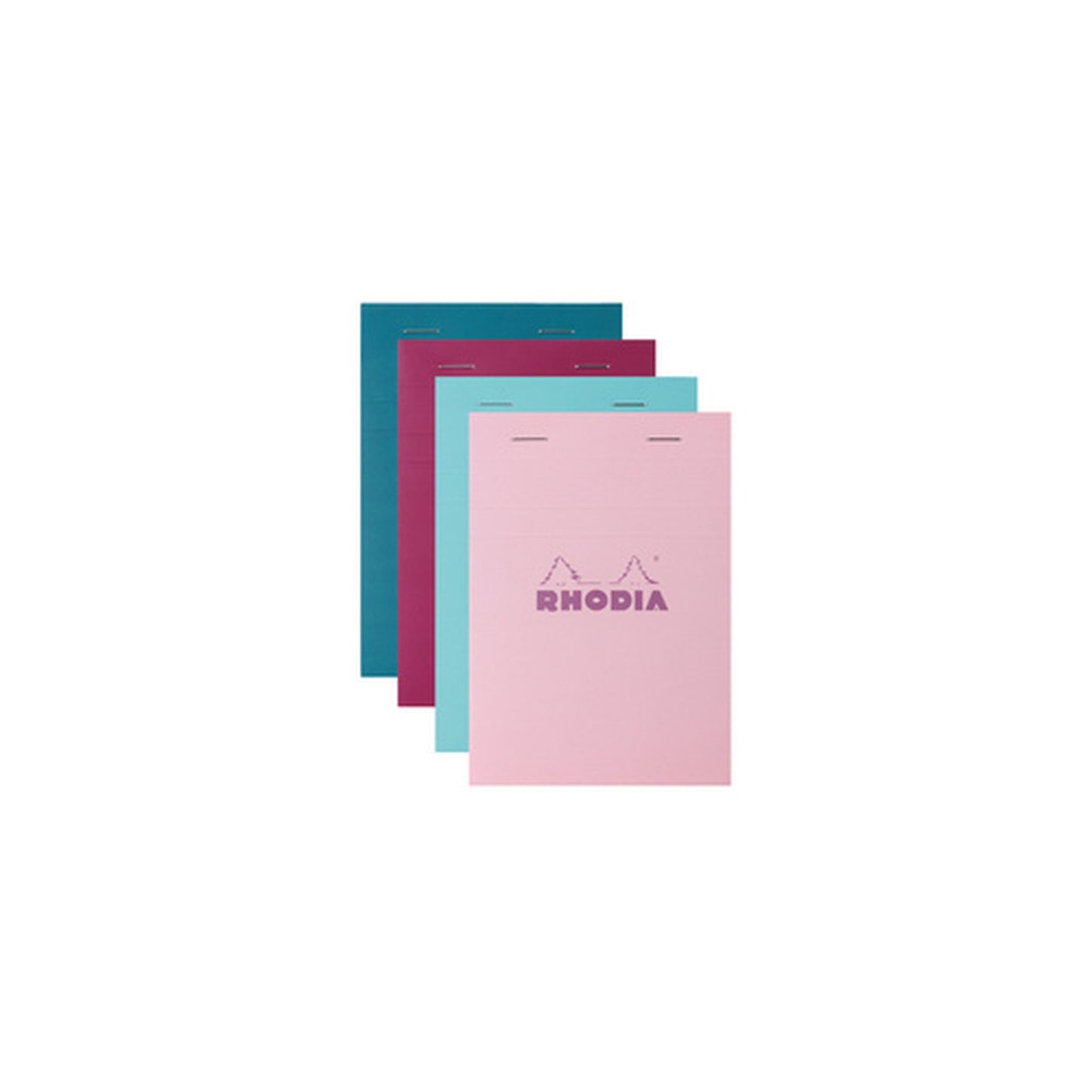RHODIA Bloc agrafé No. 13, format A6, quadrillé 5x5, assorti x10