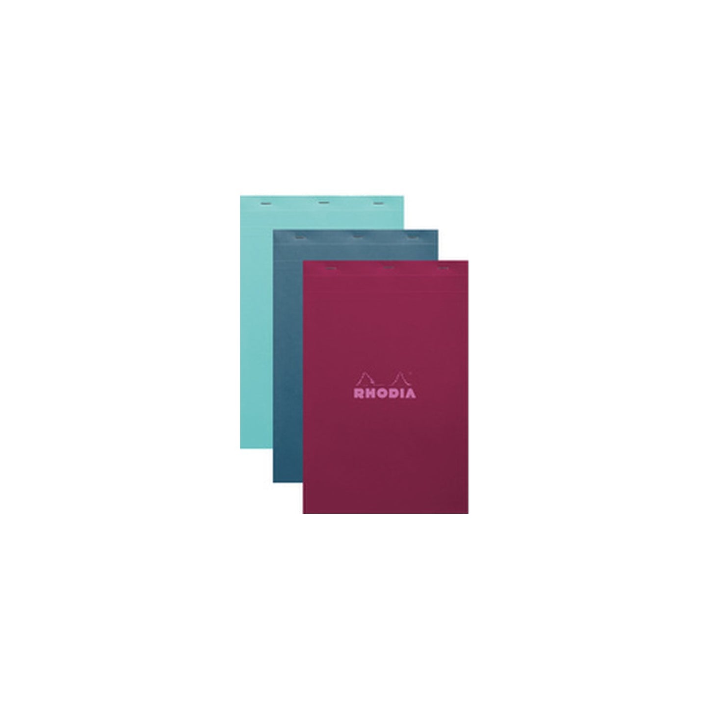 RHODIA Bloc agrafé No. 19, A4+, quadrillé 5x5, assorti x5