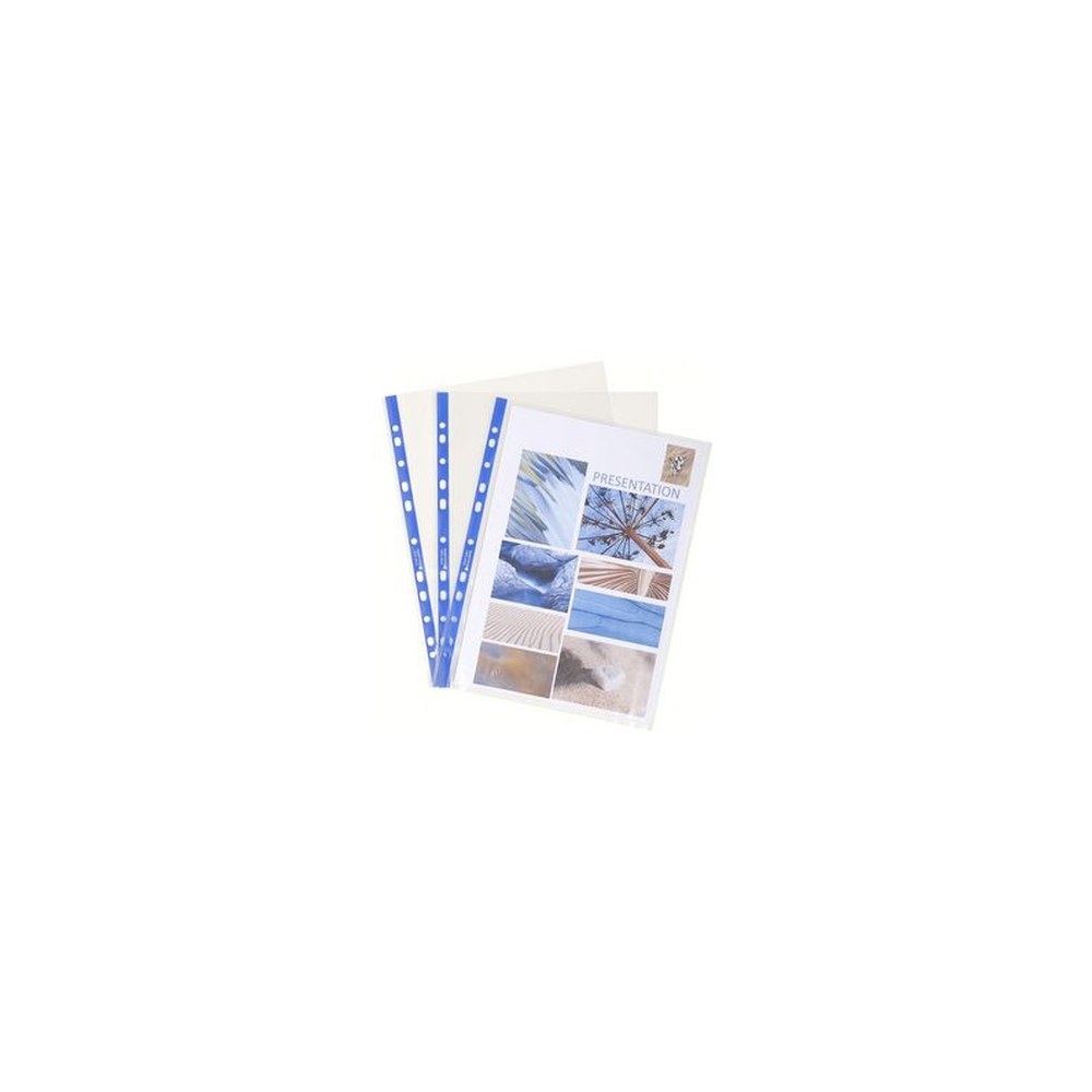 EXACOMPTA Pochette perforée Stop Doc, A4, PP, transparent