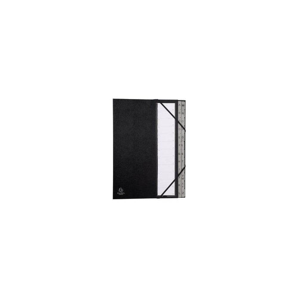 EXACOMPTA Trieur Ordonator, A-Z, A4, 24 compartiments, noir