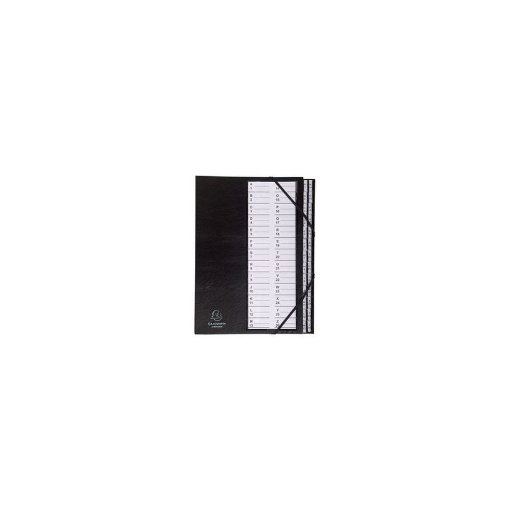 EXACOMPTA Trieur Ordonator, PP, 26 compartiments, noir
