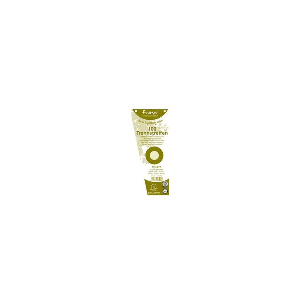 EXACOMPTA Fiches intercalaires trapézoïdales, carton, rose