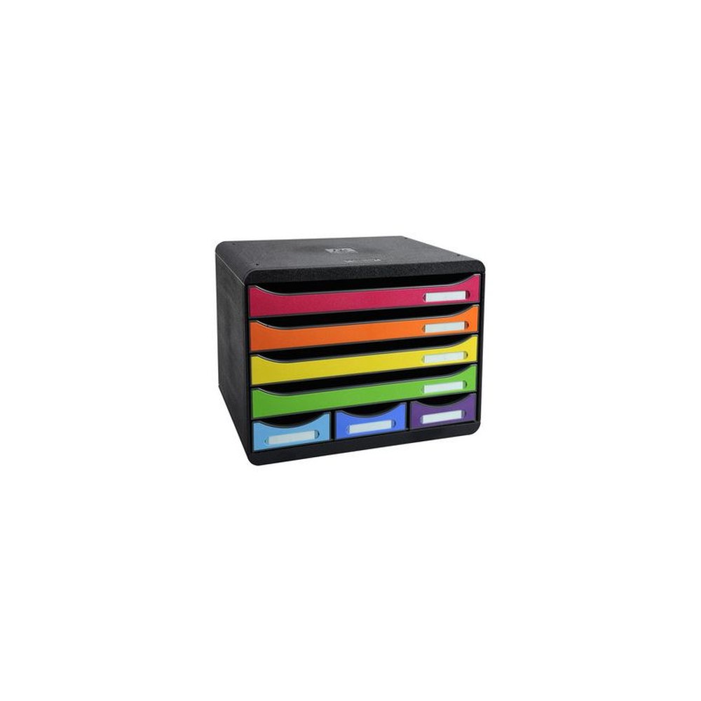 EXACOMPTA Module de classement STORE-BOX MINI, 7 tiroirs