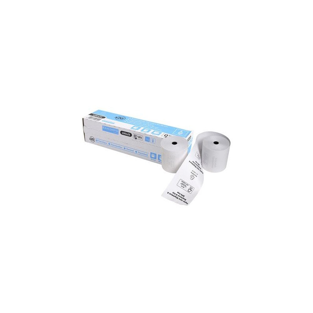 EXACOMPTA Bobine thermique pour caisse, 80 mm x 72 m x6
