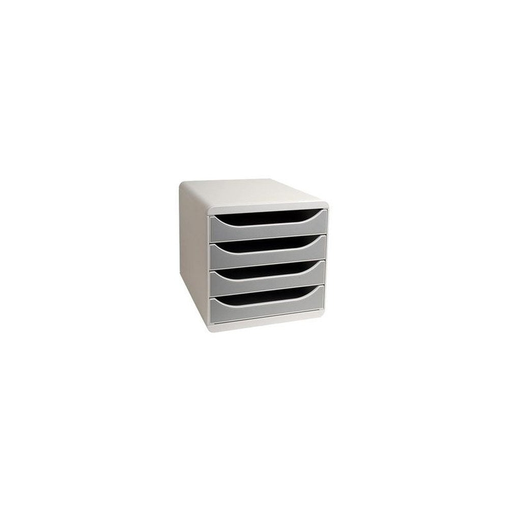 EXACOMPTA Module de classement BIG-BOX, 4 tiroirs, gris /