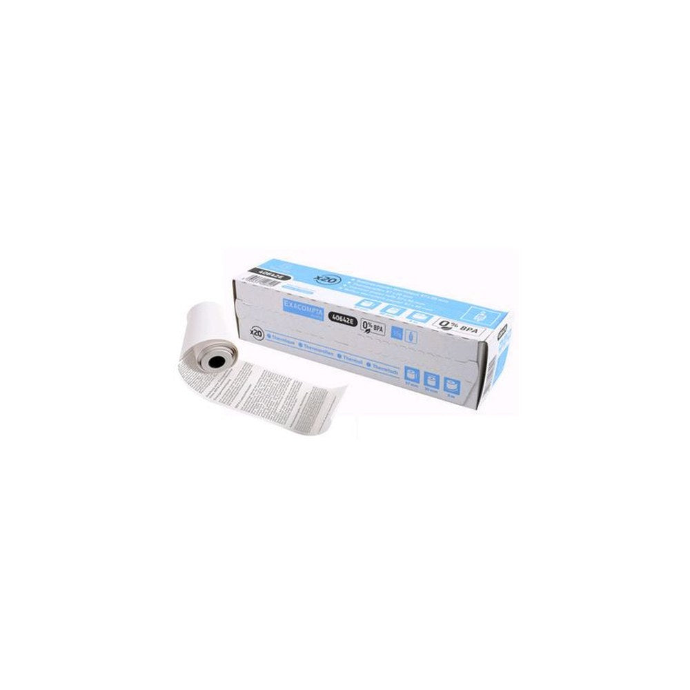 EXACOMPTA Thermorollen für Kassensysteme, 57 mm x 18 m x10