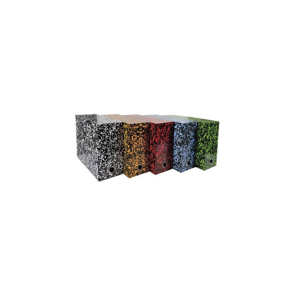 EXACOMPTA Boîte transfert Annonay, carton, 90 mm, assorti x5