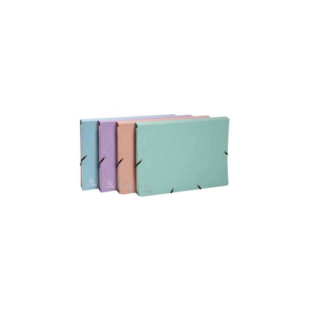 EXACOMPTA Pochette trieur Aquarel, 12 compartiments, assorti x4