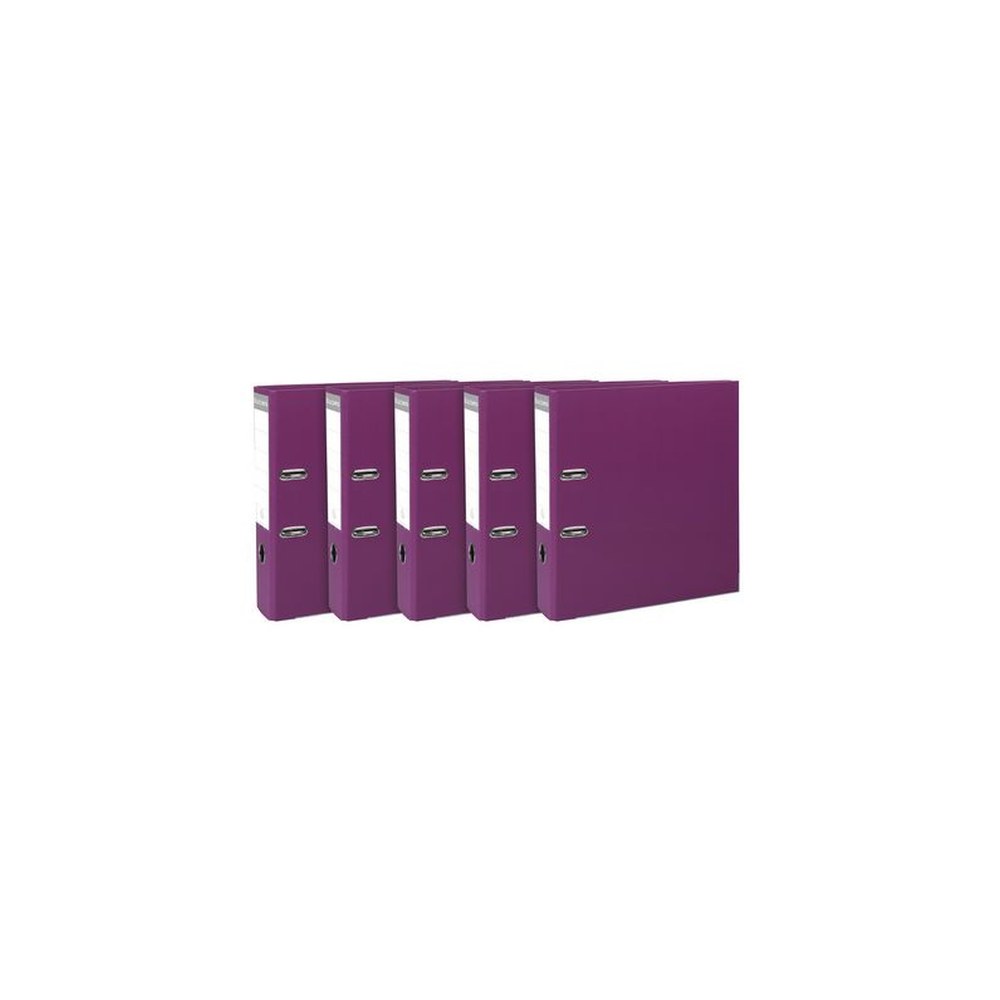 EXACOMPTA Classeur à levier Premium, A4, 80 mm, fuchsia