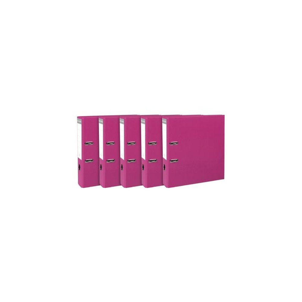 EXACOMPTA Classeur à levier Premium, A4, 80 mm, framboise