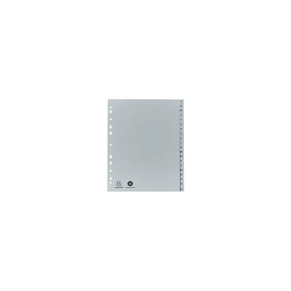 EXACOMPTA Intercalaire en plastique, A-Z, A4+, 20 touches