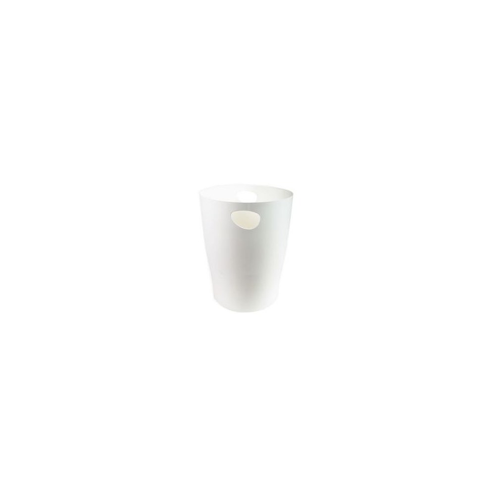 EXACOMPTA Corbeille à papier ECOBIN, 15 litres, blanc