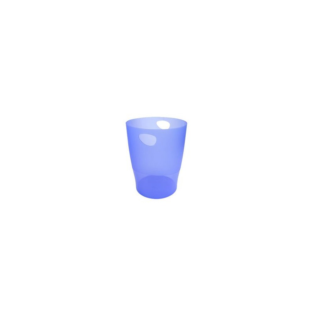 EXACOMPTA Corbeille à papier ECOBIN, 15 litres, bleu glacé