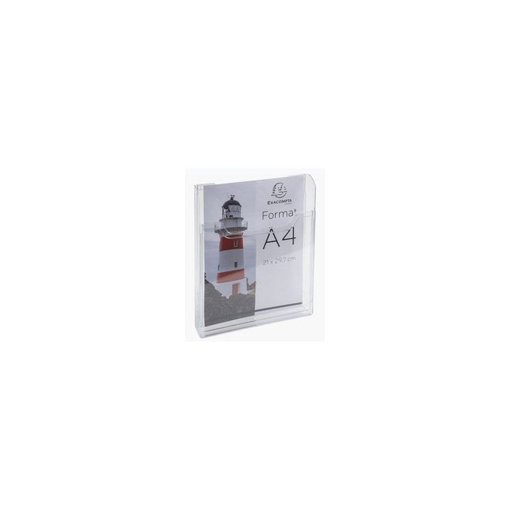 EXACOMPTA Distributeur de prospectus, A4 portrait, cristal