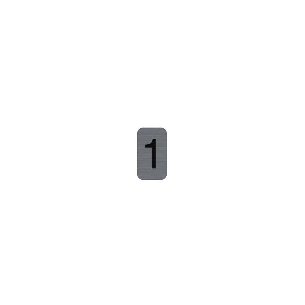 EXACOMPTA Plaque de signalisation chiffres "1", 25 x 44 mm