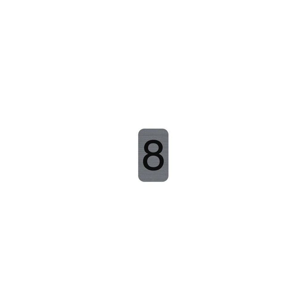 EXACOMPTA Plaque de signalisation chiffres "8", 25 x 44 mm