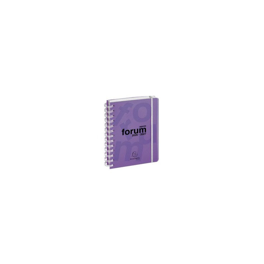 EXACOMPTA Agenda scolaire Forum Linicolor, 2026/2027, violet