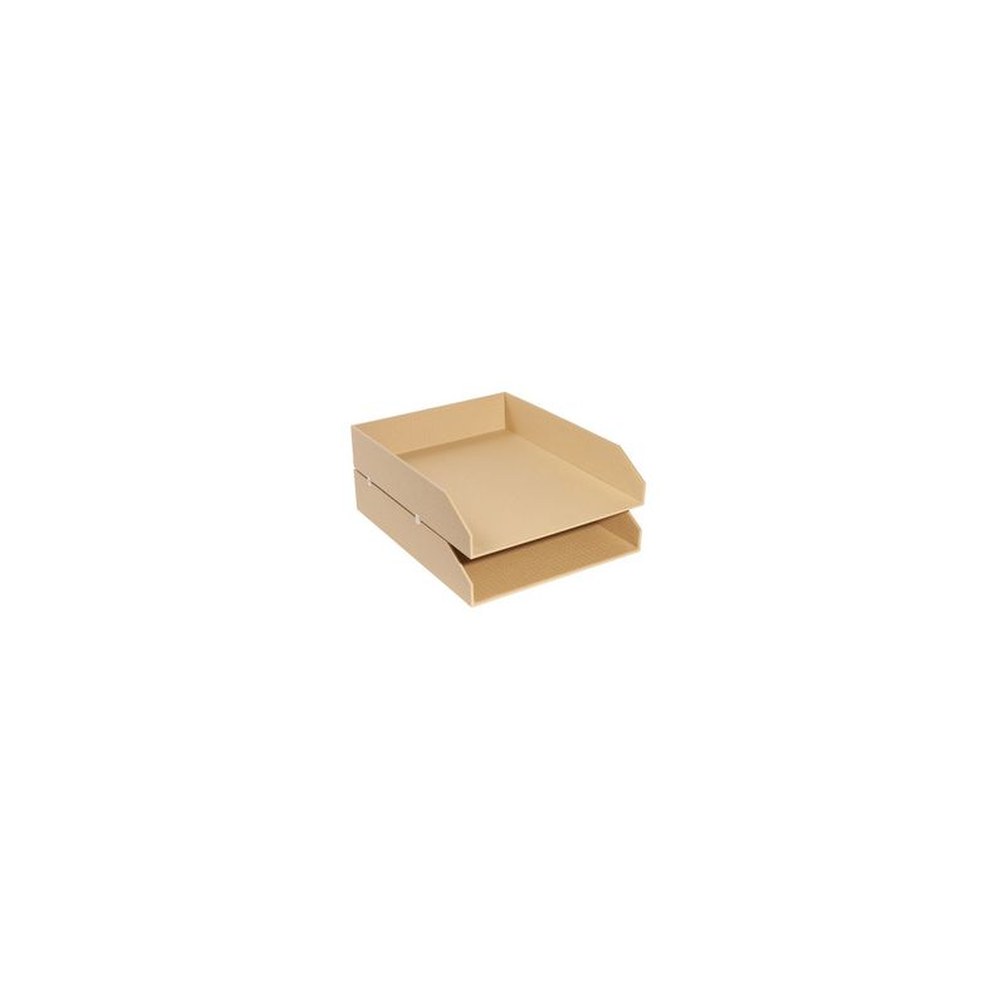 EXACOMPTA Set de corbeilles à courrier Office by Me, beige