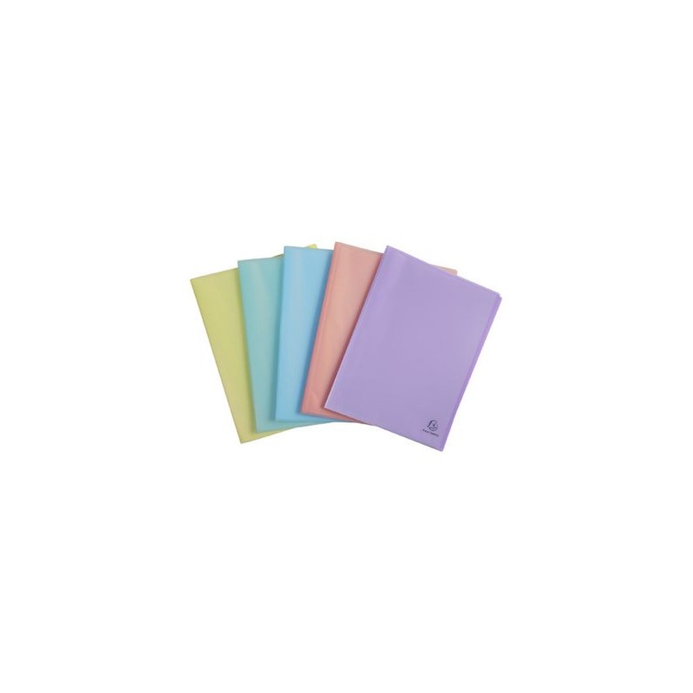 EXACOMPTA Protège-documents Chromaline 30 pochettes, assorti x5