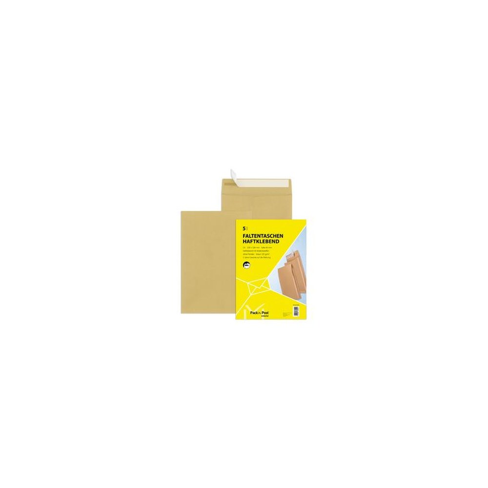 MAILmedia pochettes à soufflets avec bande auto-adhésive, C4