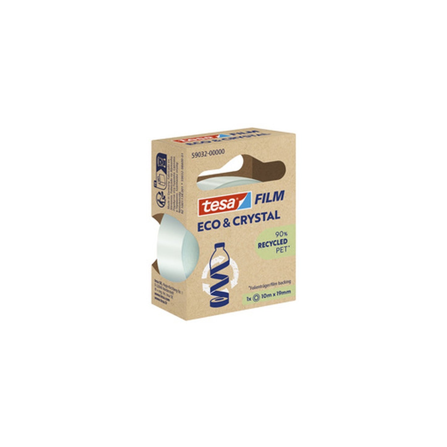 tesa Film ruban adhésif ECO & CRYSTAL, 19 mm x 10 m
