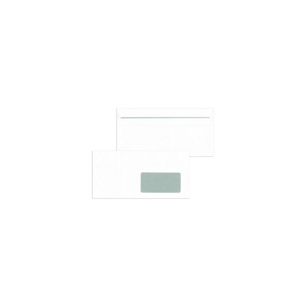 MAILmedia enveloppes, format DL, autocollant, avec fenêtre