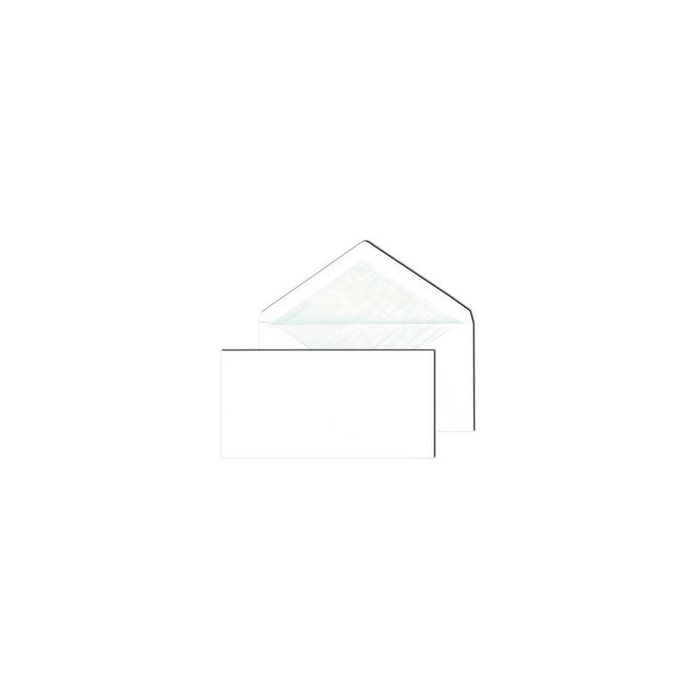 MAILmedia Enveloppe, rembourrage de soie, format long, blanc
