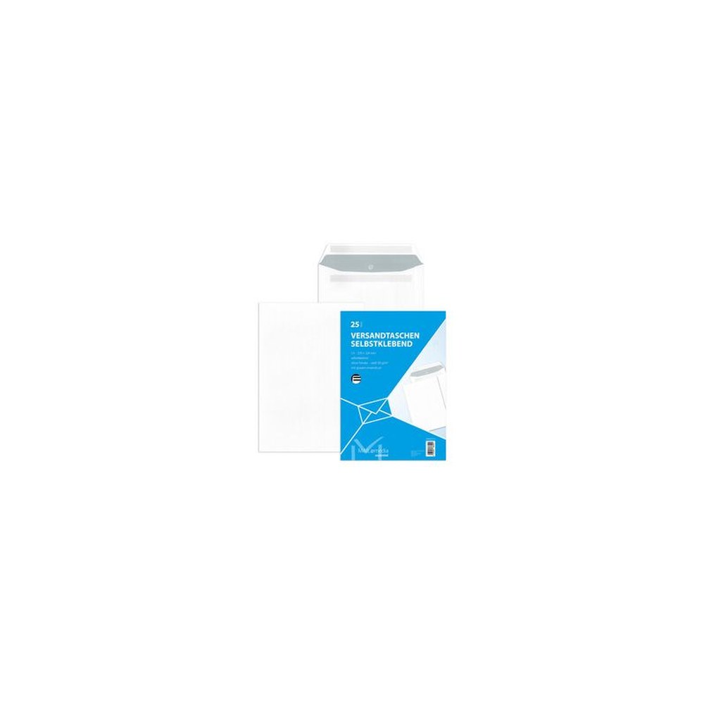 MAILmedia Pochette d'expedition, C4, sans fenêtre, blanc