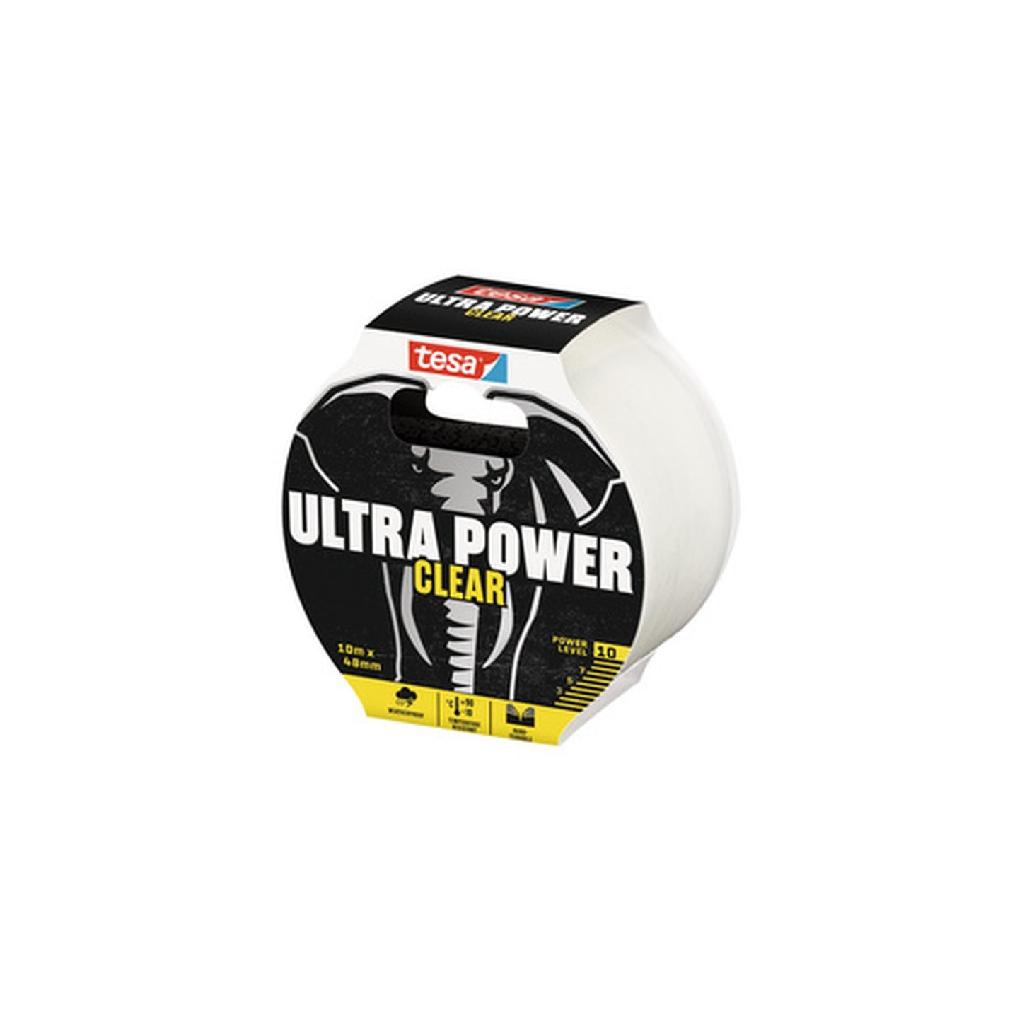 tesa Ruban de réparation ULTRA POWER CLEAR, 48 mm x 10,0 m