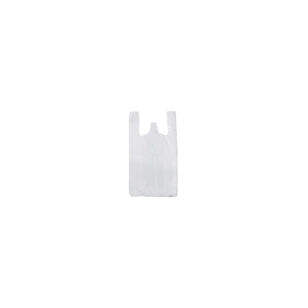 dm-folien Sac en plastique, en bloc, en HDPE, blanc