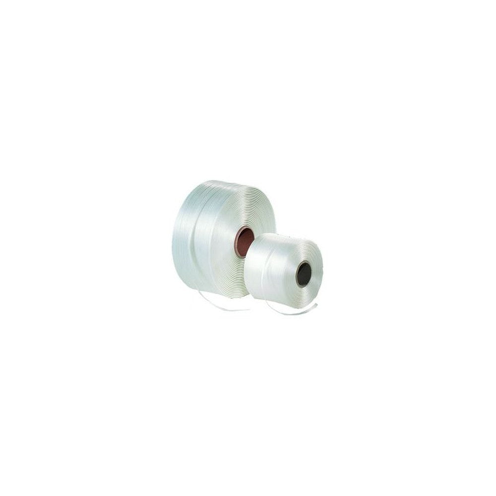 dm-folien Bande cerclage, en PET, (l)25 mm, naturel x2