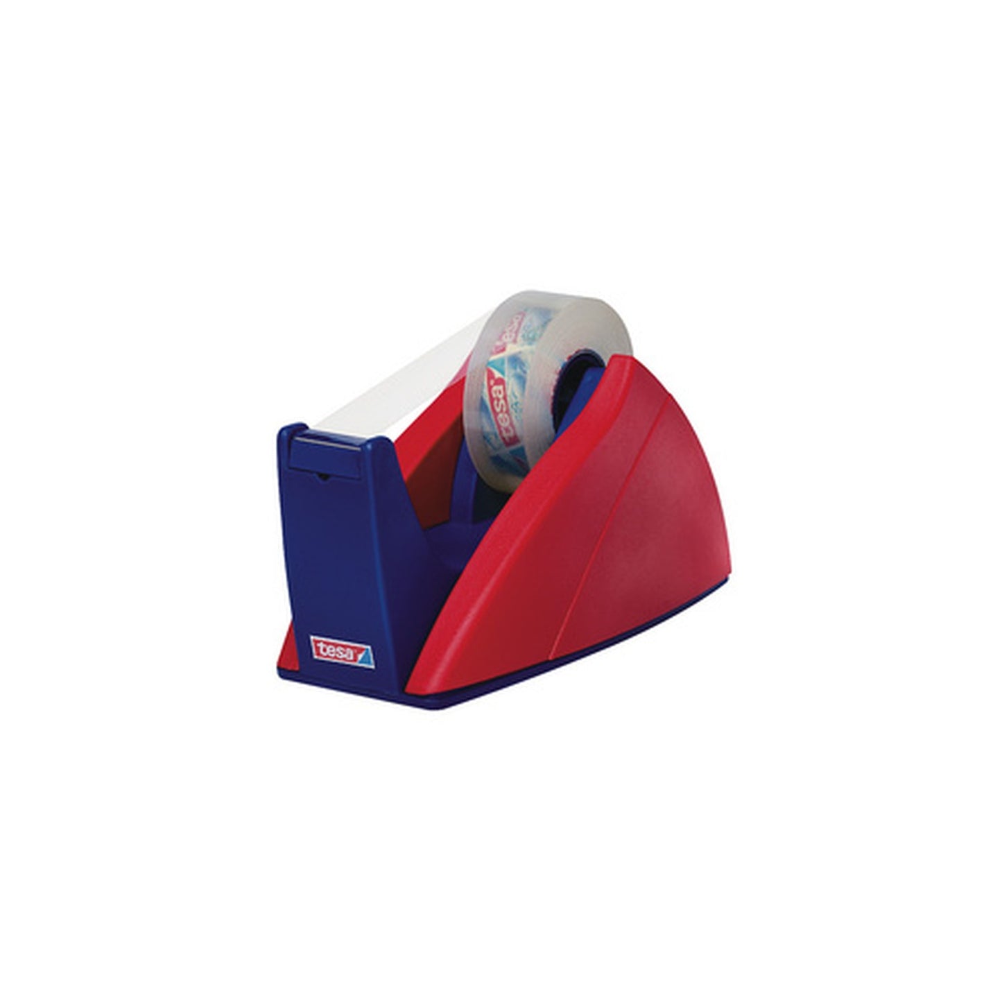 tesa Dévidoir de bureau Easy Cut, non équipé, rouge / bleu