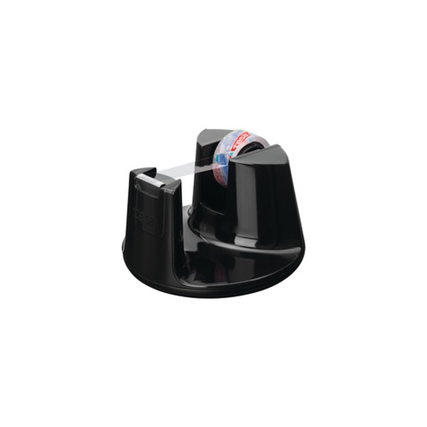 tesa Dévidoir de bureau Easy Cut Compact, équipé, noir