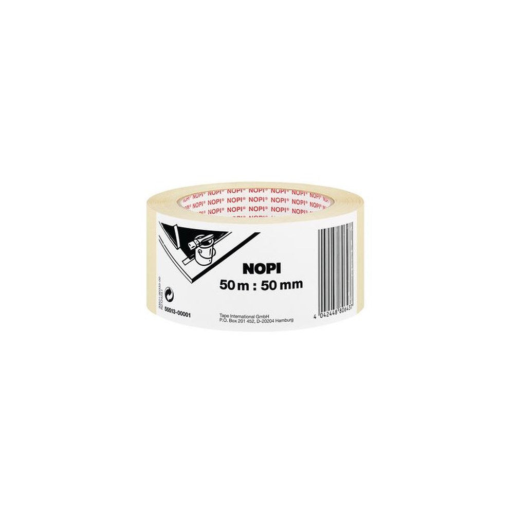 NOPI ruban de maquage en papier crêpé pour peinture, béige
