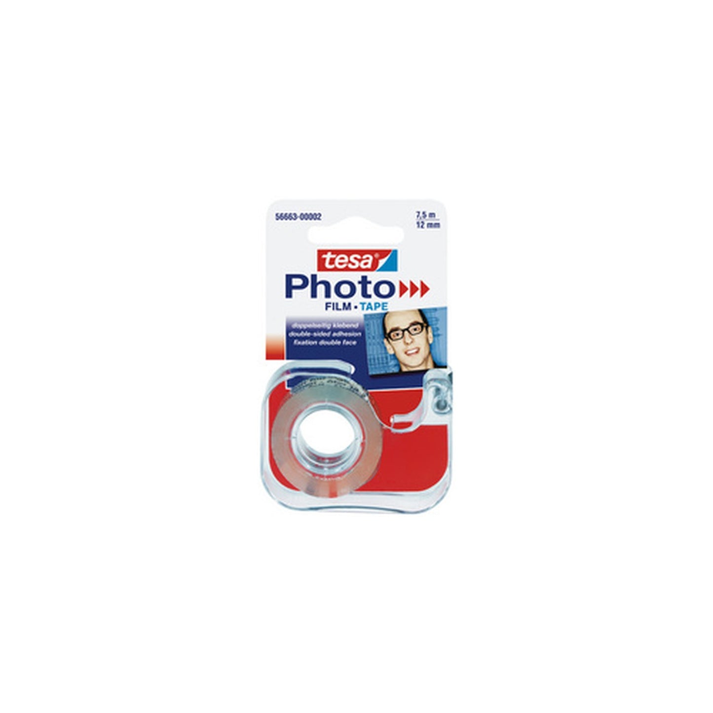 tesa Photo Dévidoir de colle pour photo, film 12 mm x 7,5 m