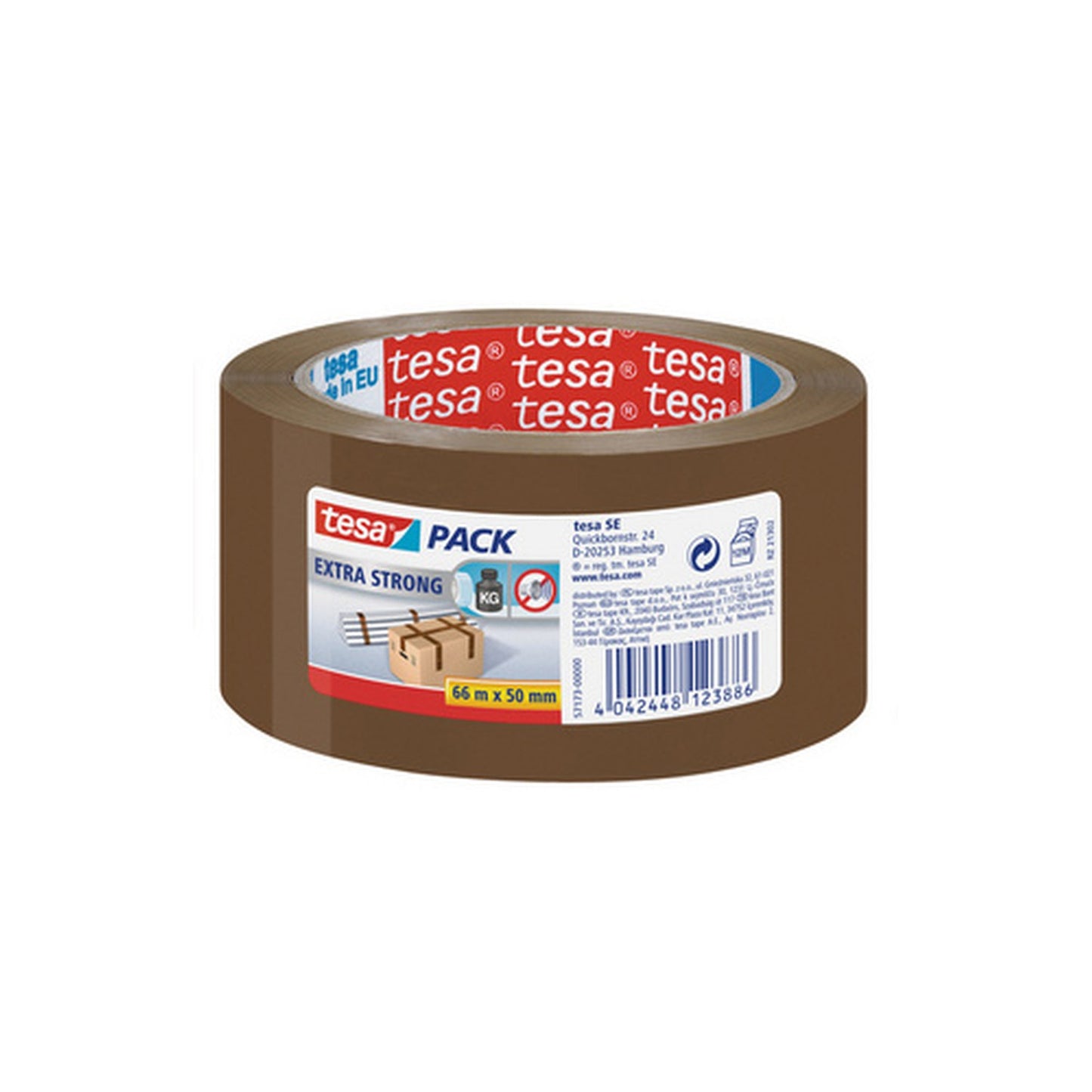 tesa Ruban adhésif d'emballage extra strong, 50 mm x 60 m x6