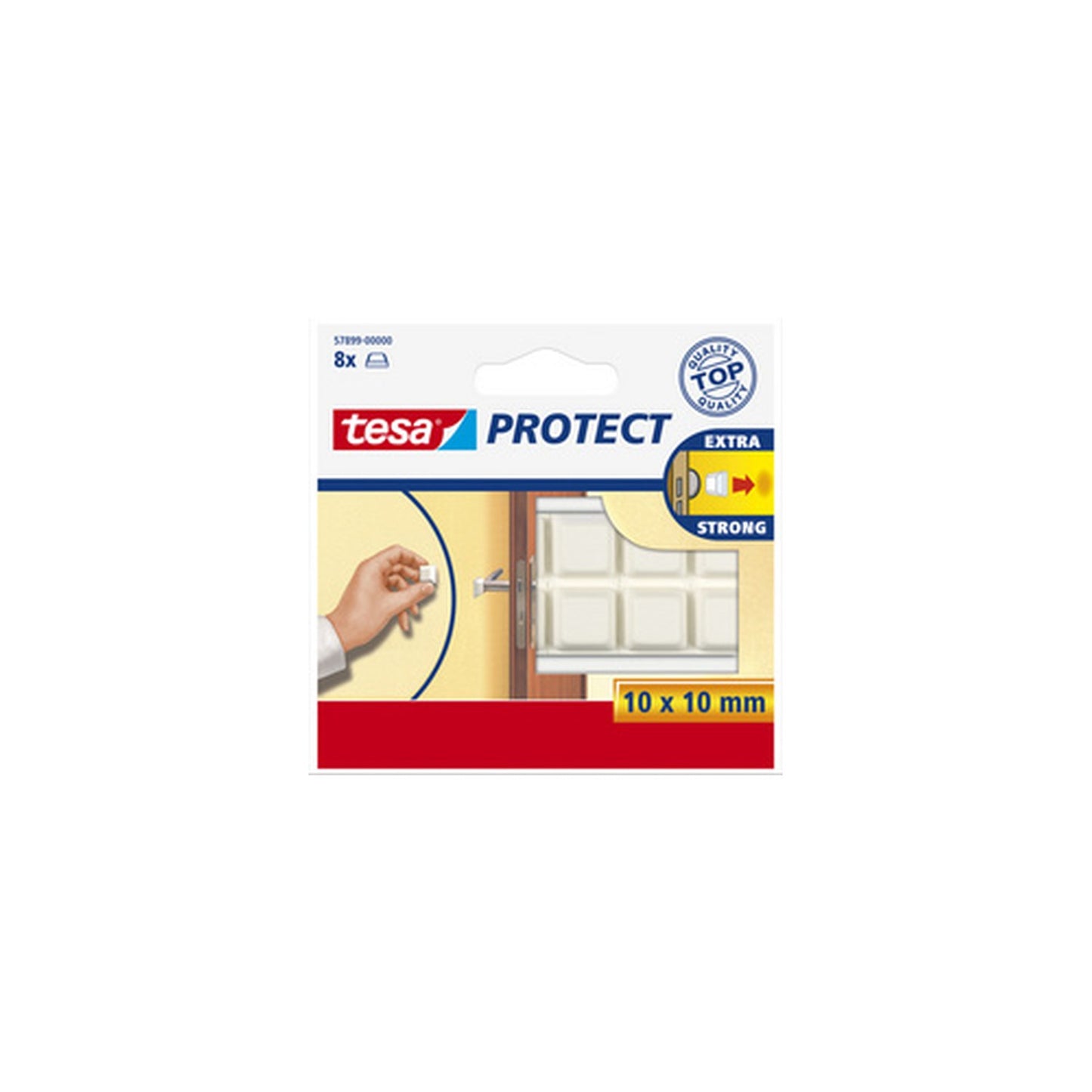 tesa Protect Pastilles anti-glisse et de protection, carré