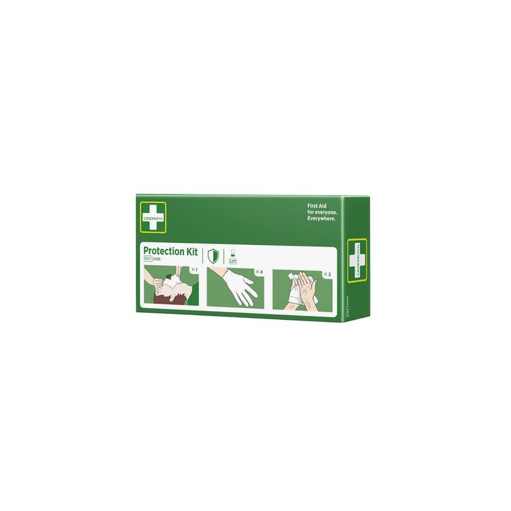 CEDERROTH Kit de protection premiers secours, 3 pièces