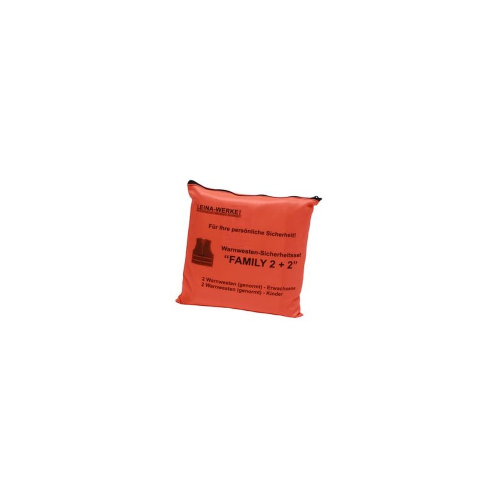 LEINA Set de 4 gilets de sécurité/gilets de signalisation