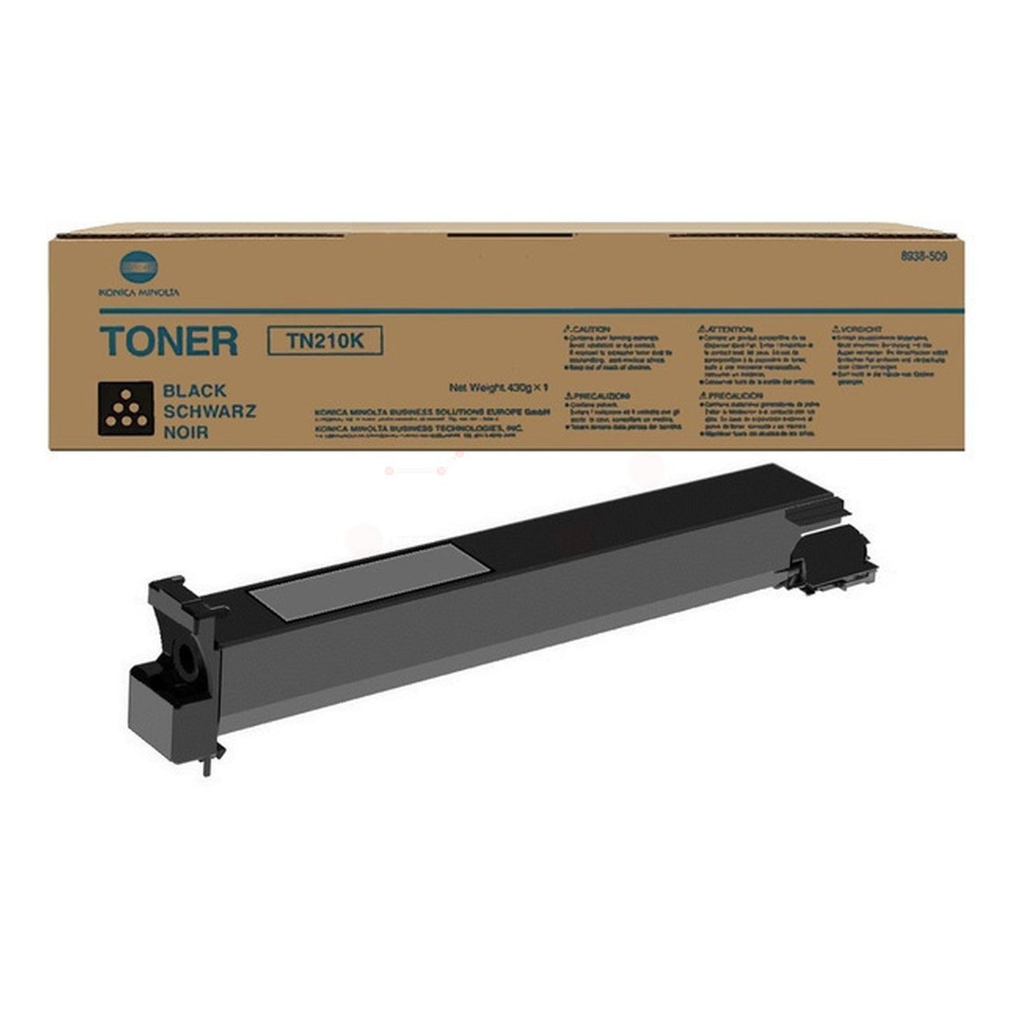 Toner d'origine Konica Minolta 8938509 / TN-210 K - noir