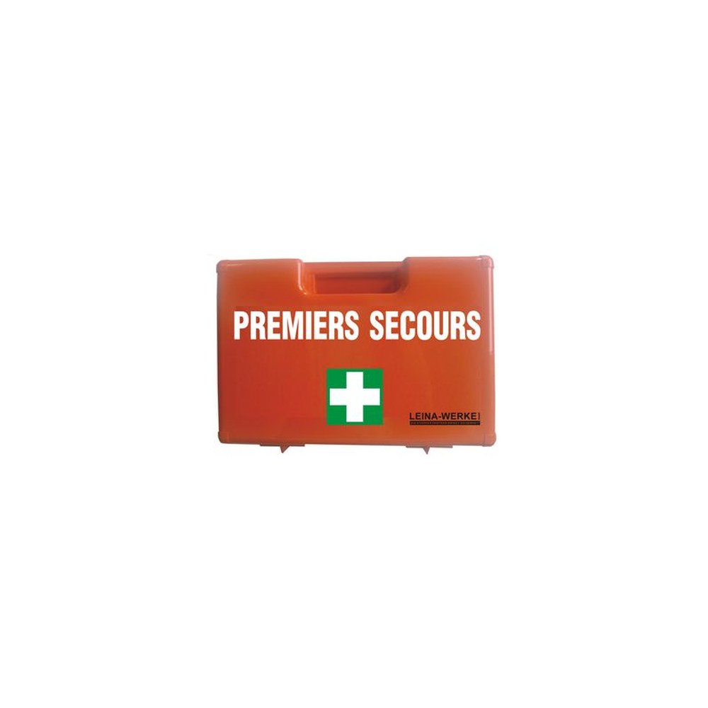 LEINA Mallette de "PREMIERS SECOURS", équipé norme DIN 13157