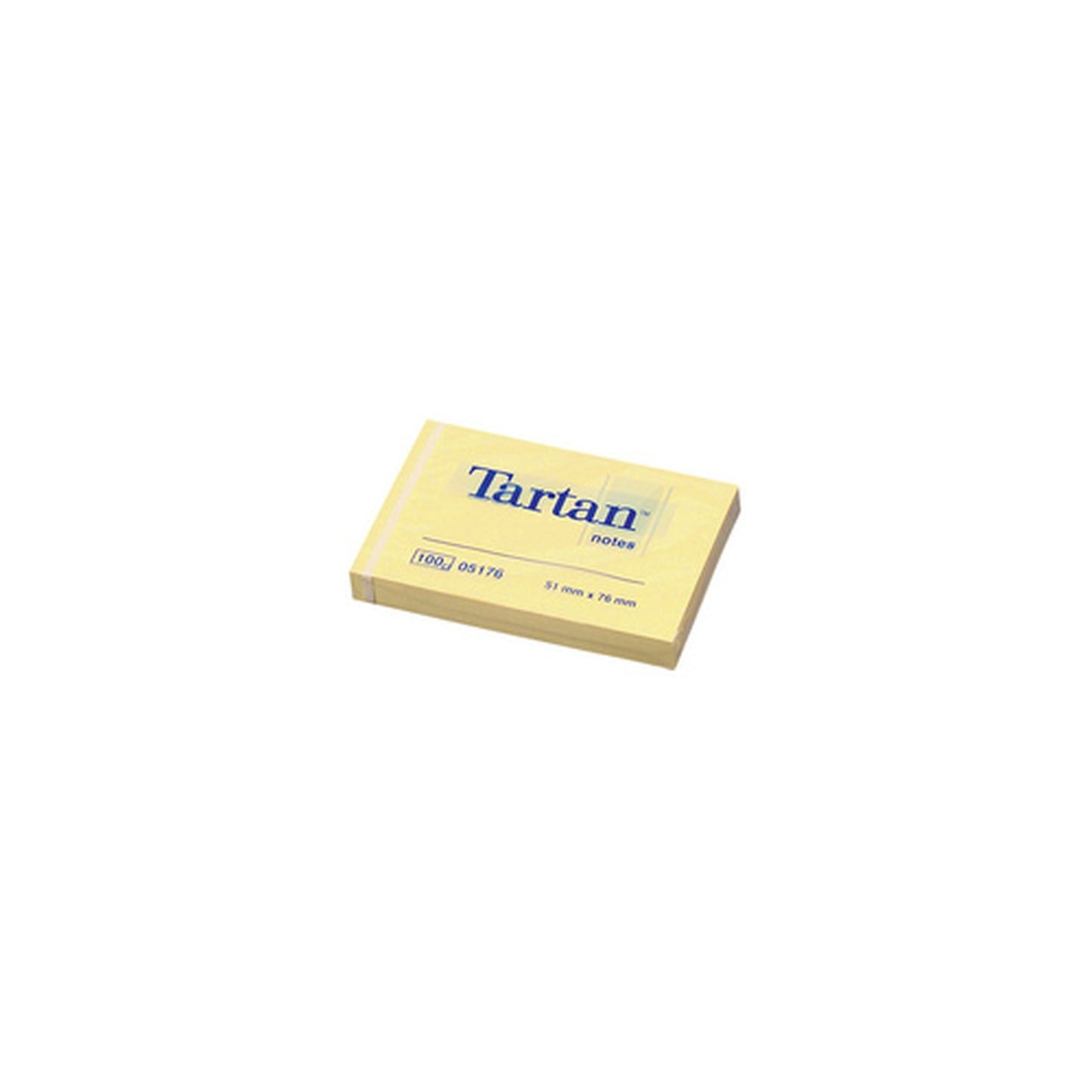 Tartan Bloc-notes repositionnable, 127 x 76 mm, jaune