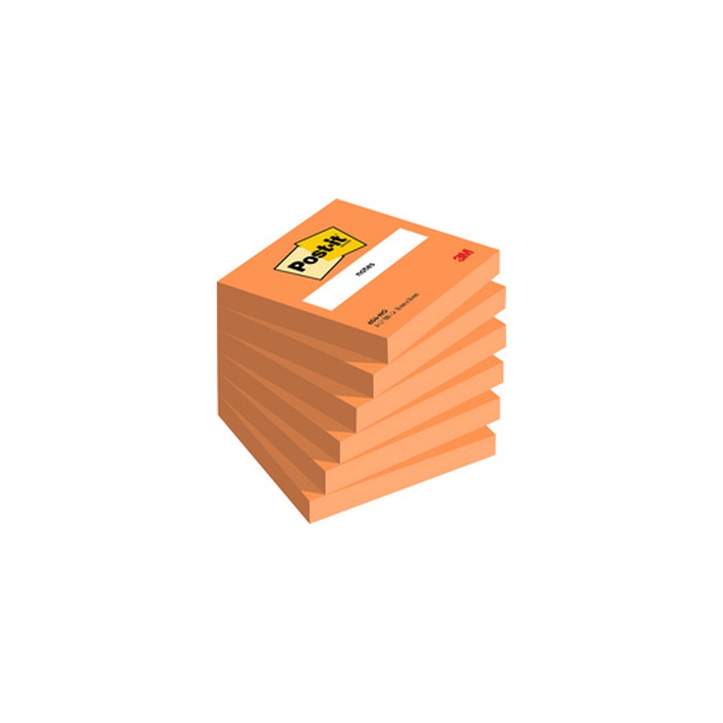 Post-it Bloc-note adhésif, 76 x 76 mm, orange
