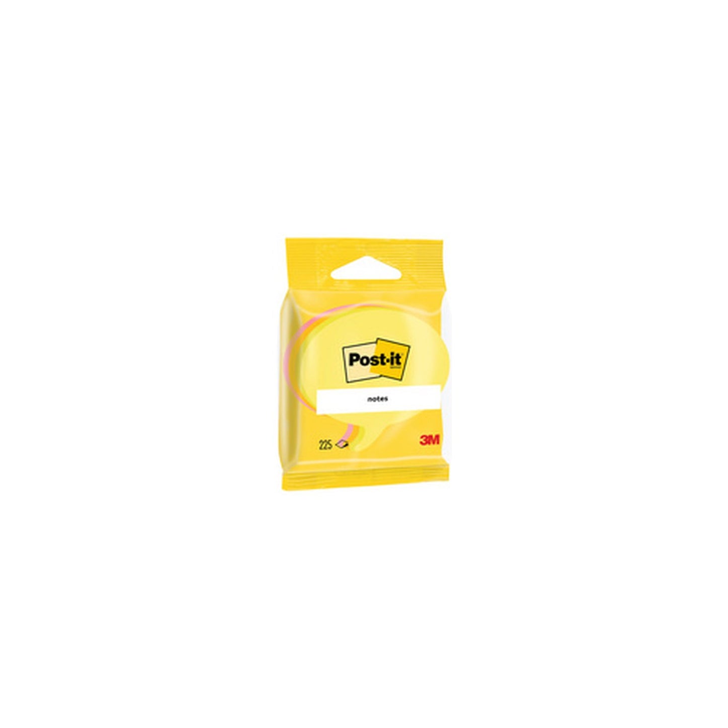 Post-it Bloc-note adhésif, en forme de bulle, 70 x 70 mm