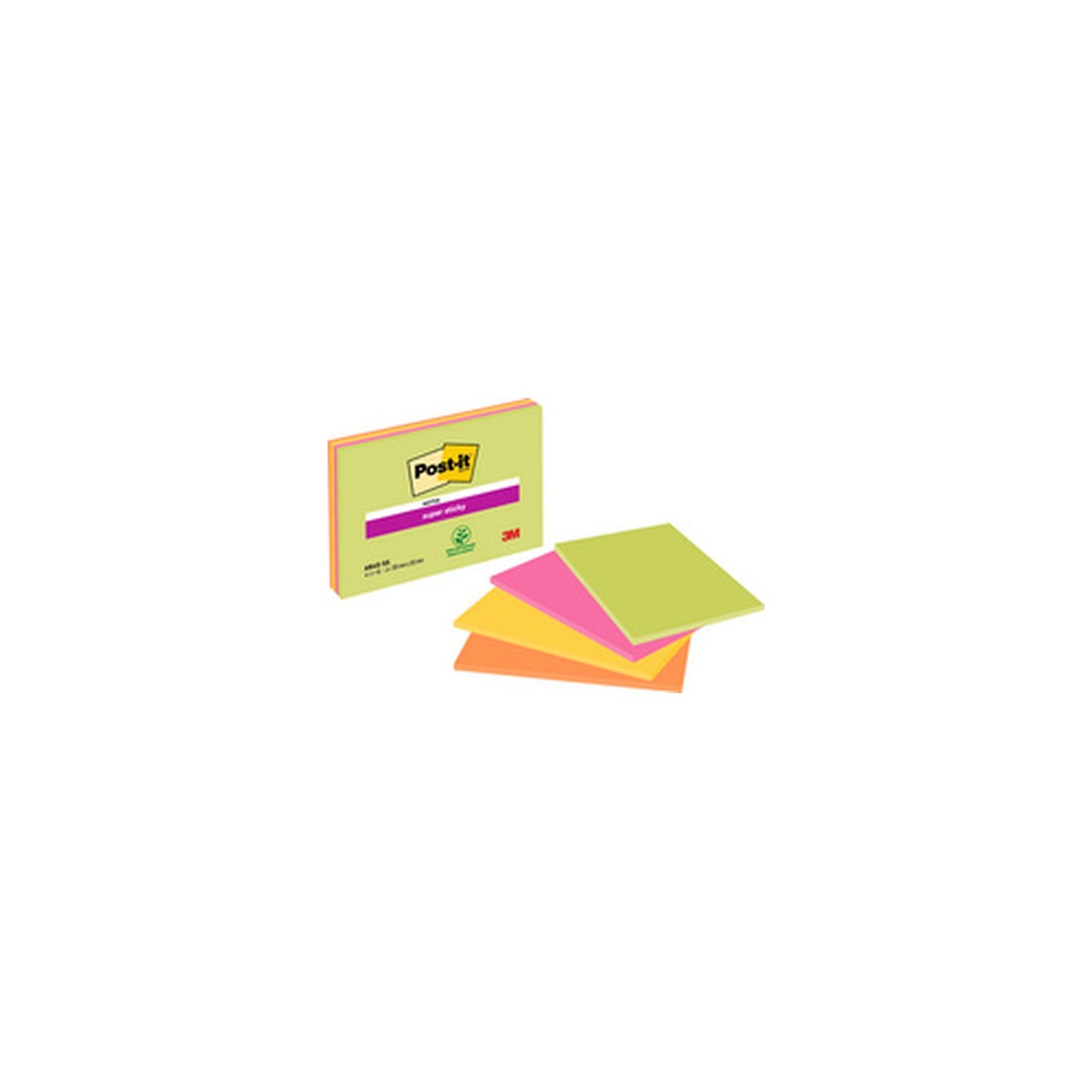 Post-it Bloc-note super sticky Meeting Notes, 203 x 153 mm