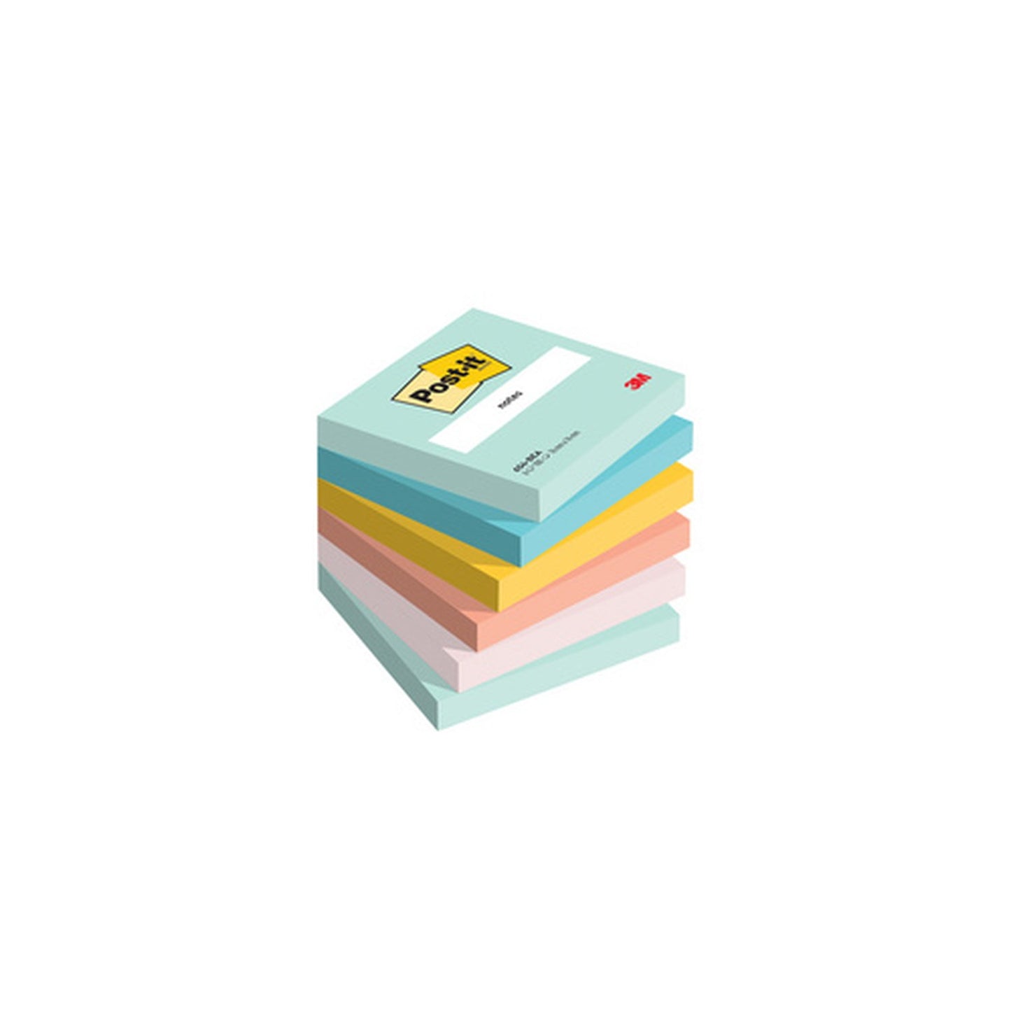 Post-it Bloc-note adhésif notes, 76 x 76 mm, Beachside