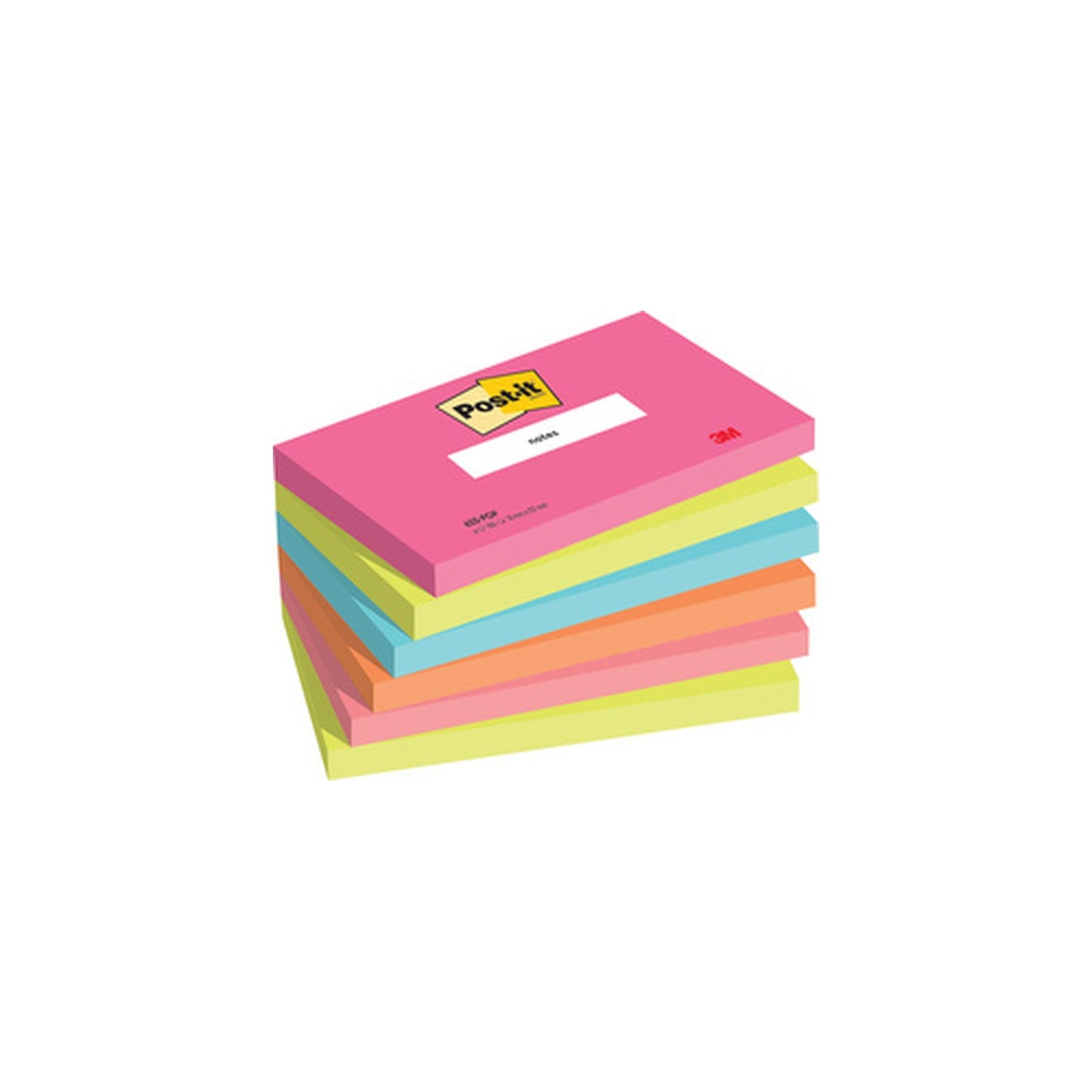 Post-it Bloc-note adhésif, 127 x 76 mm, Poptimistic